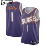 Phoenix Suns Trikot Devin Booker Nike 2023-24 Icon Edition Lila Swingman - Kinder